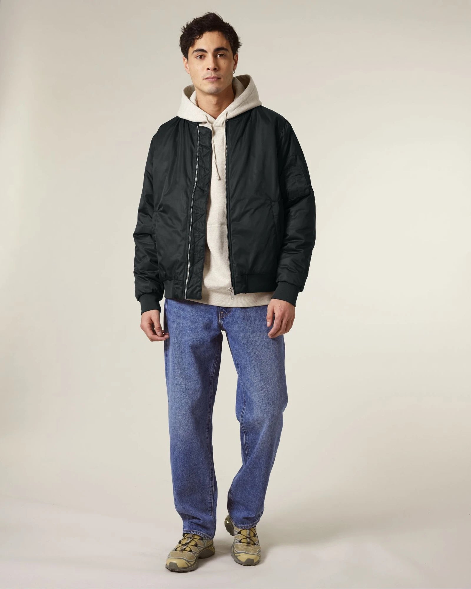 Fleecevest gerecycled polyester om te personaliseren - Zwart